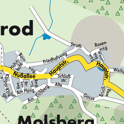 Stadtplan Molsberg