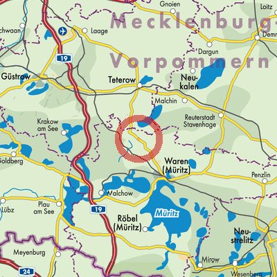 Landkarte Moltzow