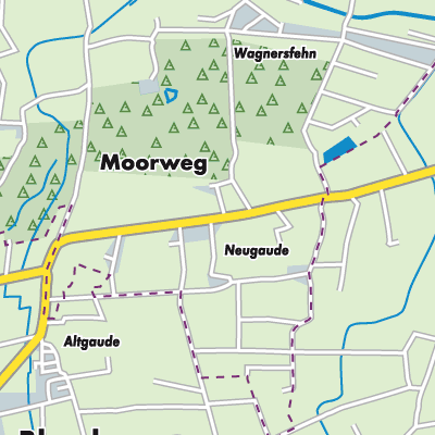 Übersichtsplan Moorweg