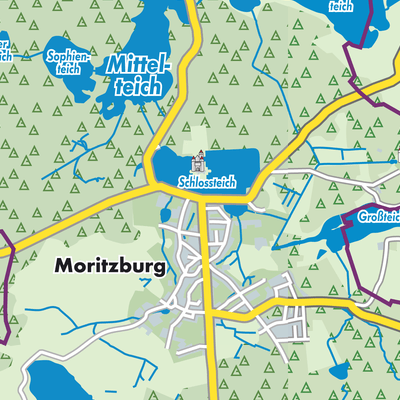 Übersichtsplan Moritzburg