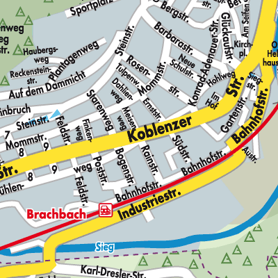 Stadtplan Mudersbach