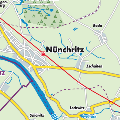 Übersichtsplan Nünchritz