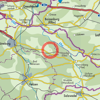 Landkarte Nahrendorf
