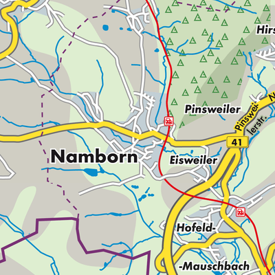 Übersichtsplan Namborn