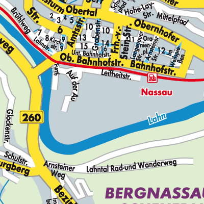 Stadtplan Nassau