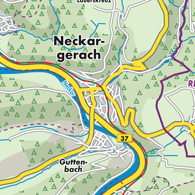 Übersichtsplan Neckargerach
