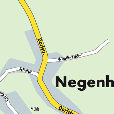 Stadtplan Negenharrie