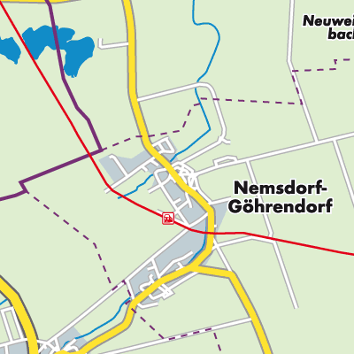 Übersichtsplan Nemsdorf-Göhrendorf