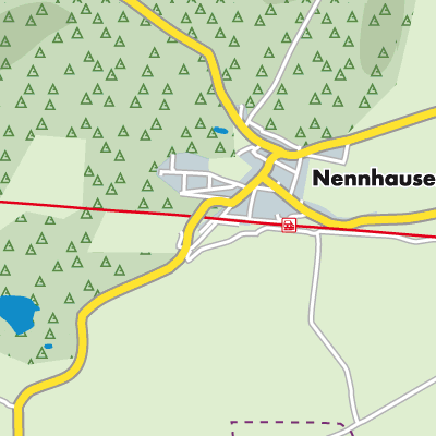 Übersichtsplan Nennhausen