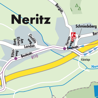 Stadtplan Neritz