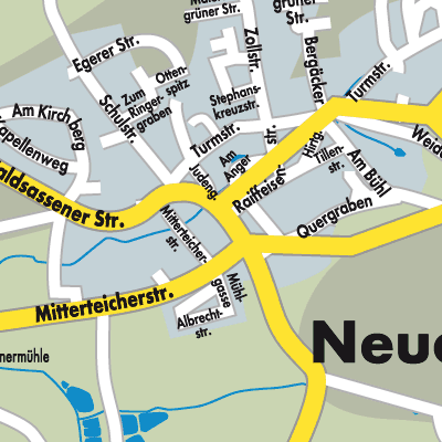 Stadtplan Bad Neualbenreuth
