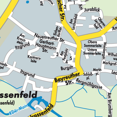 Stadtplan Neudrossenfeld