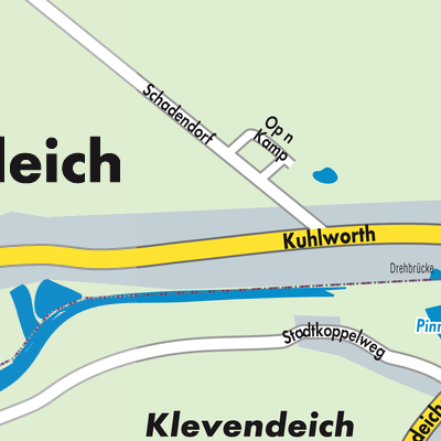 Stadtplan Neuendeich