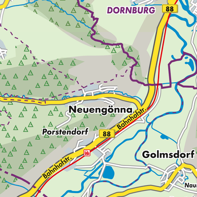 Übersichtsplan Neuengönna