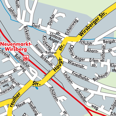 Stadtplan Neuenmarkt