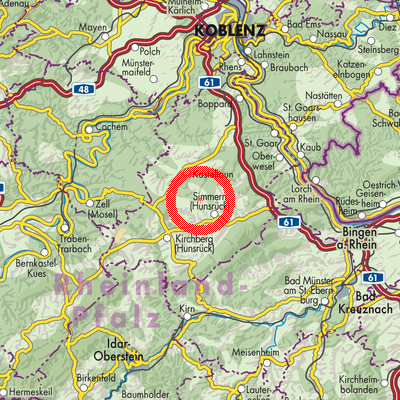 Landkarte Neuerkirch