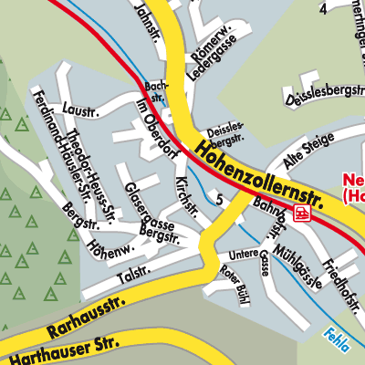 Stadtplan Neufra