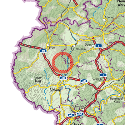 Landkarte Neuheilenbach