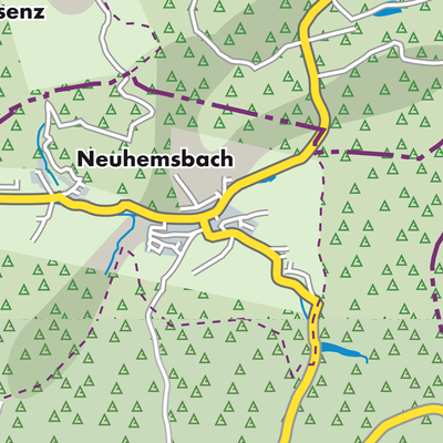 Übersichtsplan Neuhemsbach
