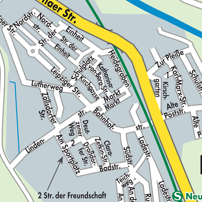 Stadtplan Neukieritzsch