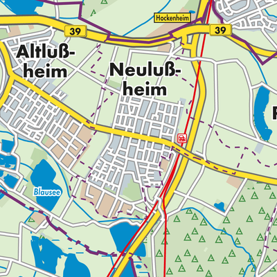 Übersichtsplan Neulußheim