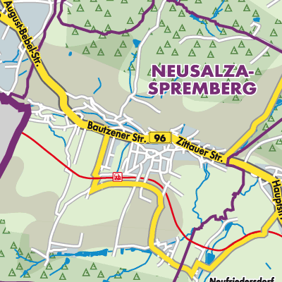 Übersichtsplan Neusalza-Spremberg
