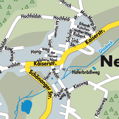 Stadtplan Neuschönau