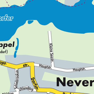 Stadtplan Neversdorf