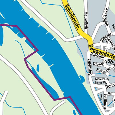 Stadtplan Niederalteich