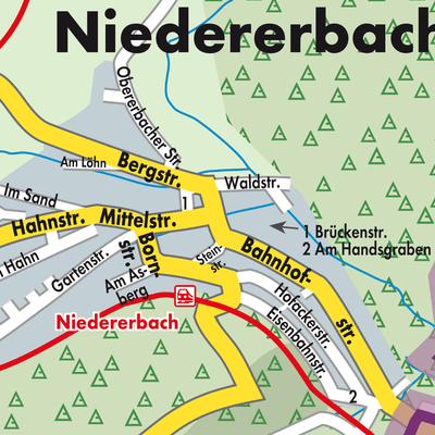Stadtplan Niedererbach
