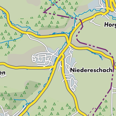 Übersichtsplan Niedereschach