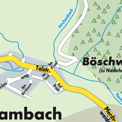Stadtplan Niederhambach