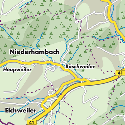 Übersichtsplan Niederhambach
