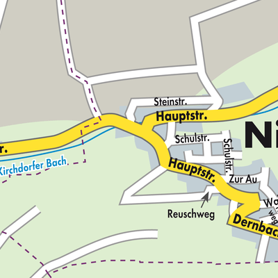 Stadtplan Niederhofen
