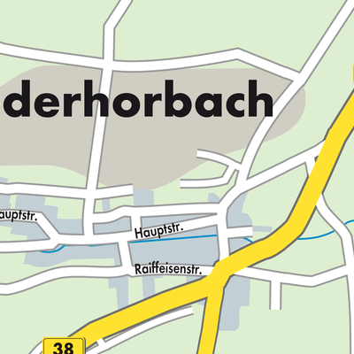 Stadtplan Niederhorbach