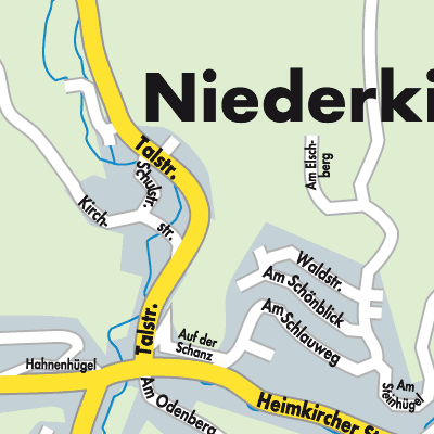 Stadtplan Niederkirchen