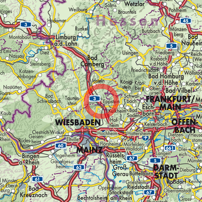 Landkarte Niedernhausen