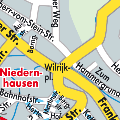 Stadtplan Niedernhausen