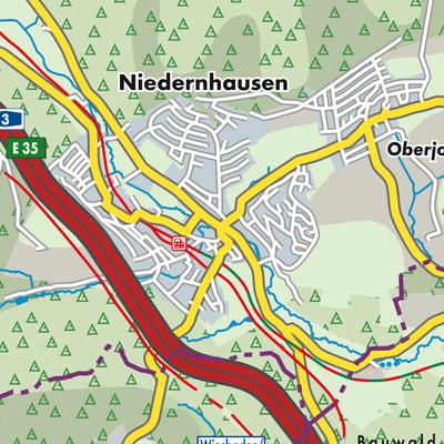 Übersichtsplan Niedernhausen