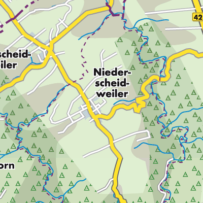 Übersichtsplan Niederscheidweiler