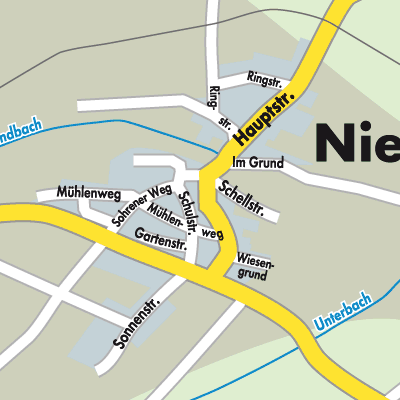 Stadtplan Niedersohren