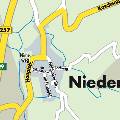 Stadtplan Niederweis