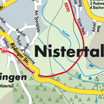 Stadtplan Nistertal
