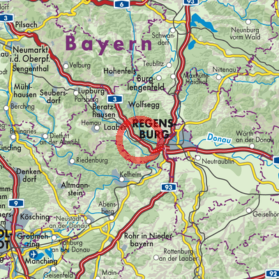 Landkarte Nittendorf