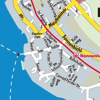 Stadtplan Nonnenhorn