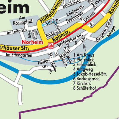Stadtplan Norheim