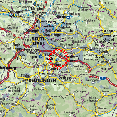 Landkarte Oberboihingen