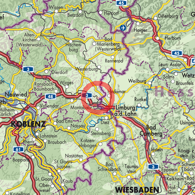 Landkarte Obererbach