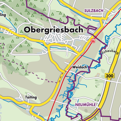 Übersichtsplan Obergriesbach