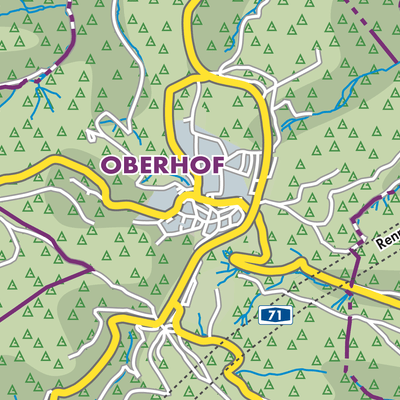 Übersichtsplan Oberhof